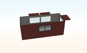 20' shipping container, shipping container home, container concession stand