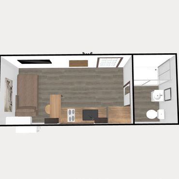 Container home CAD drawing