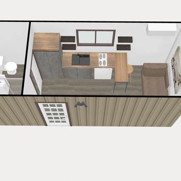 Container home CAD drawing