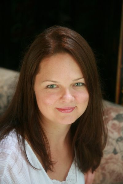 closeup shot of a woman smiling