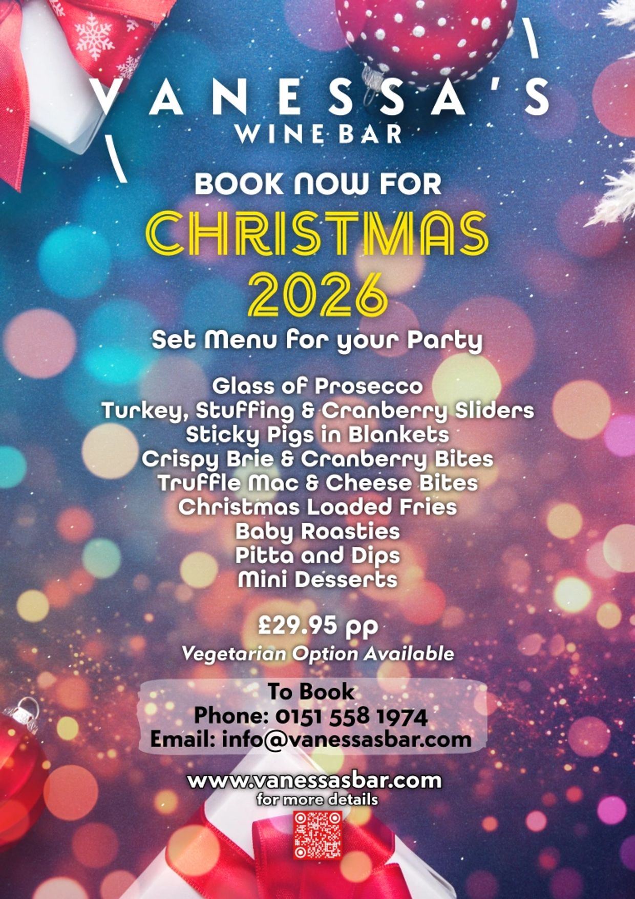 Christmas Bookings