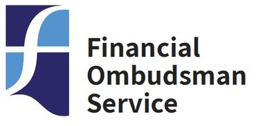 Logo of the Financial Ombudsman Service with stylized 'f' and text.