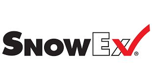 SnowEx logo with bold text and a red checkmark.