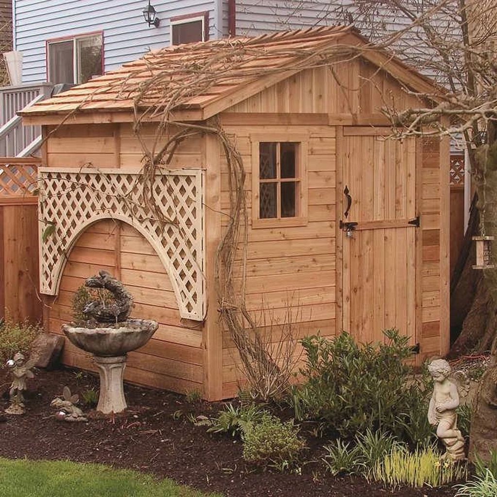 Custom build wooden shed
