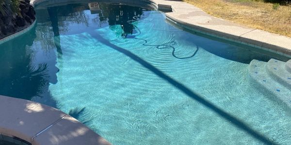 More of our hard work and dedication to keep your pool clean and maintained 