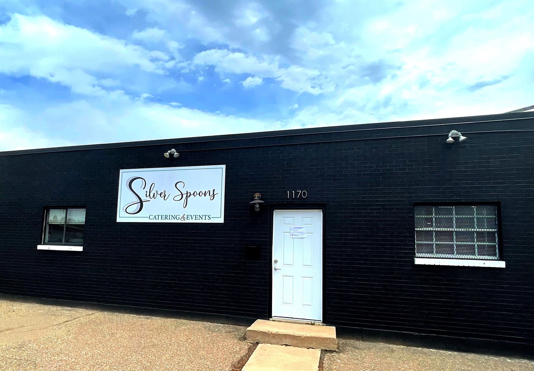 Silver Spoons Catering kitchen and office building exterior in Denver, Colorado