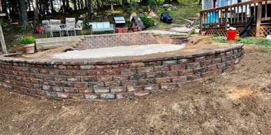 A picture of a hardscaping project for hardscaping services. 