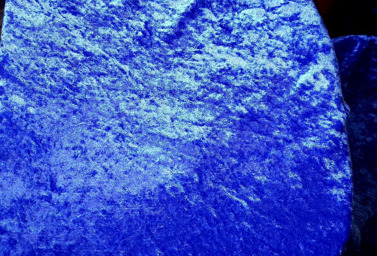 Blue Velvet Fabric