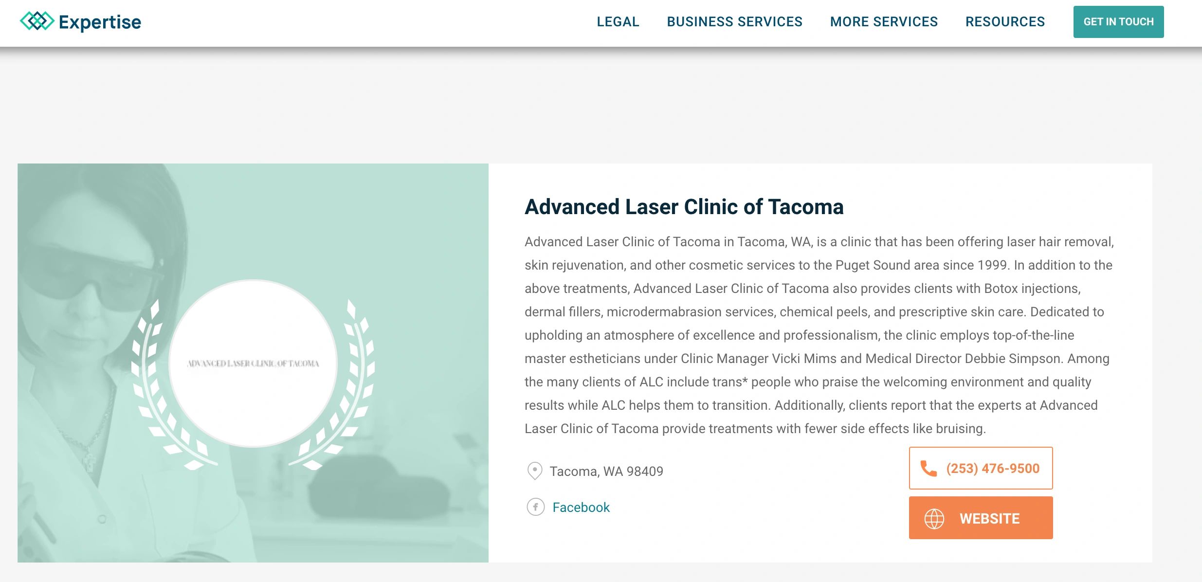 Expertise Review of Advanced Laser Clinic of Tacoma.