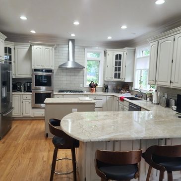 kitchen makeover painting