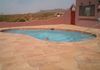 Acrylic flagstone pool deck