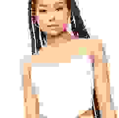 Glossy Glamour Back Tie Corset Top
