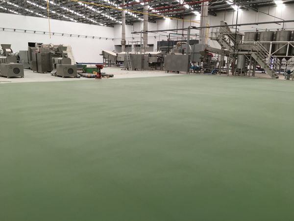 PU Mortar Flooring System that is best for food factories.