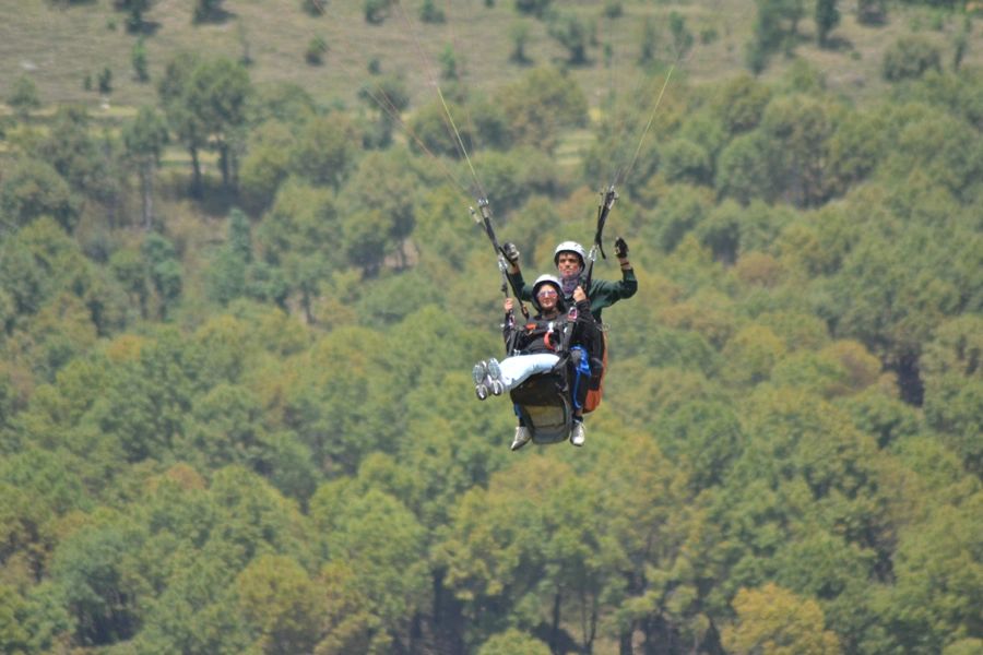 Anu Paragliding in Beed Himachal Pradesh