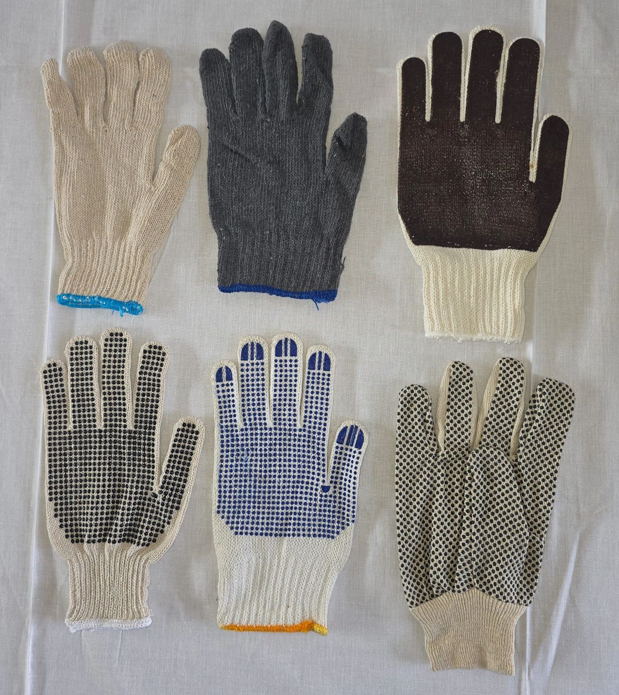COTTON AND PVC COATED GLOVES