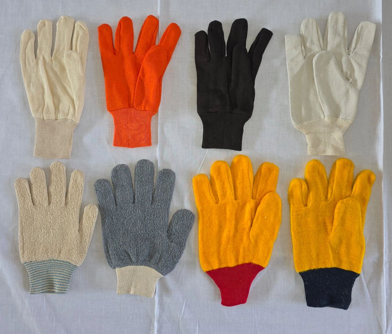 COTTON AND CANVAS GLOVES