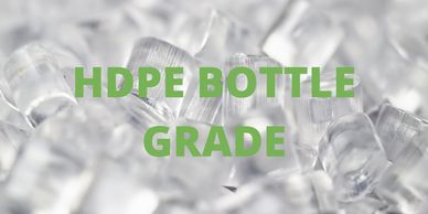 HDPE bottle grade plastic