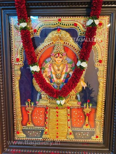 ayyapa tanjore painting