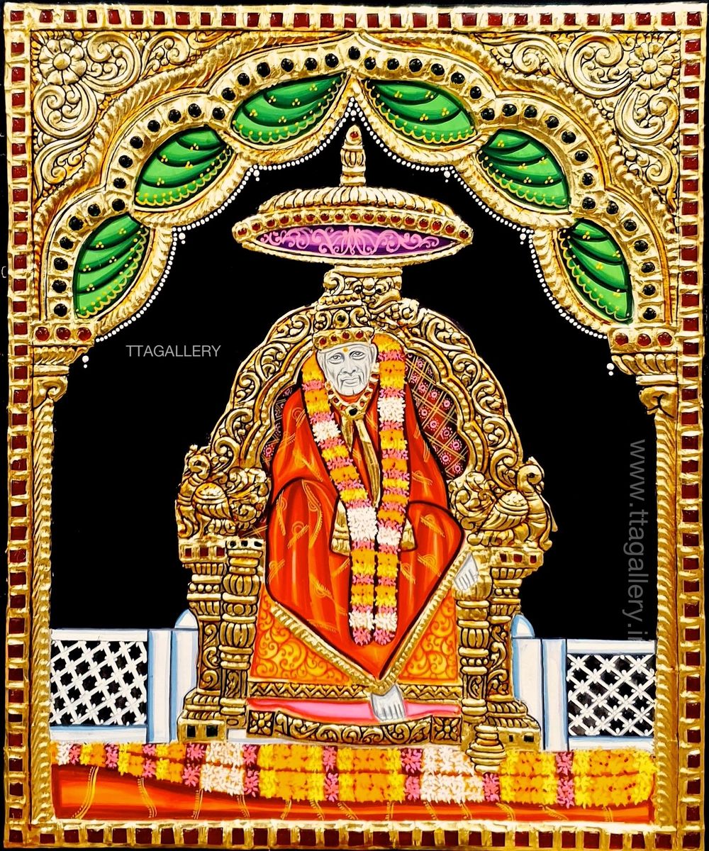 Sai Baba Tanjore Painting