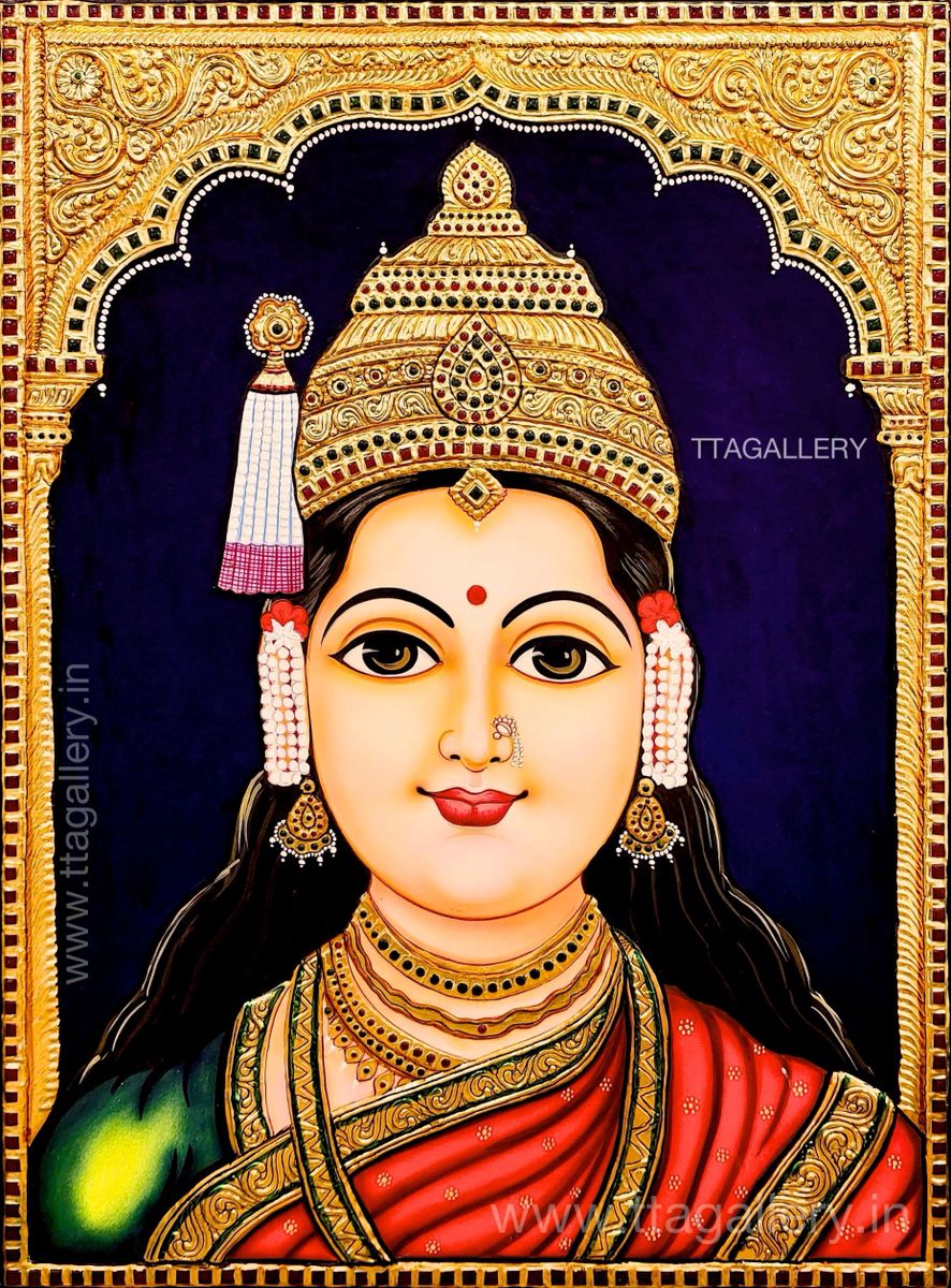 Amman Traditional Tanjore Painting