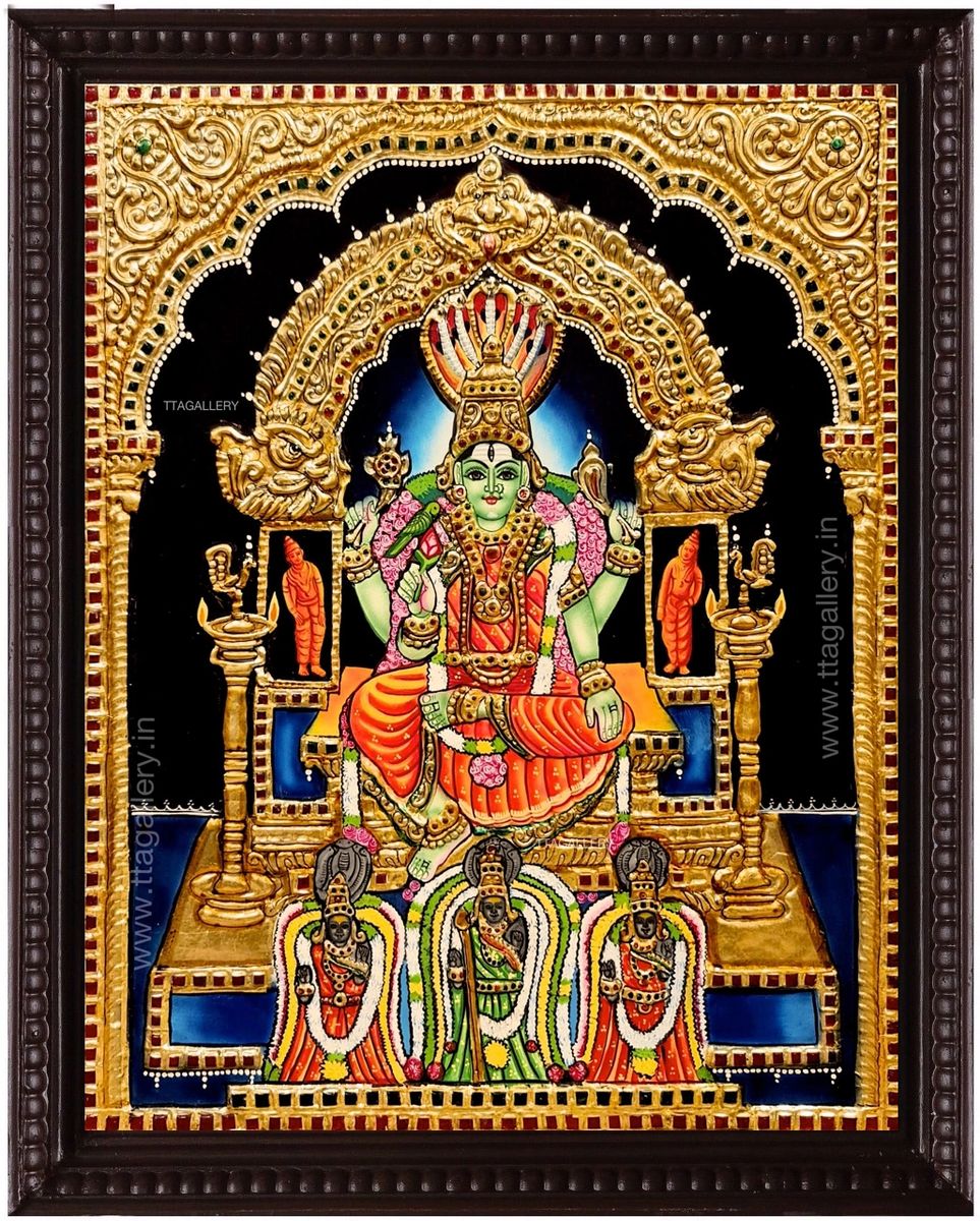 Sri Pachaiamman Tanjore Painting