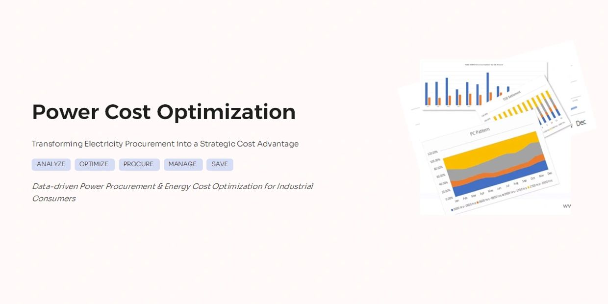 Power cost optimization with strategic data-driven energy procurement.