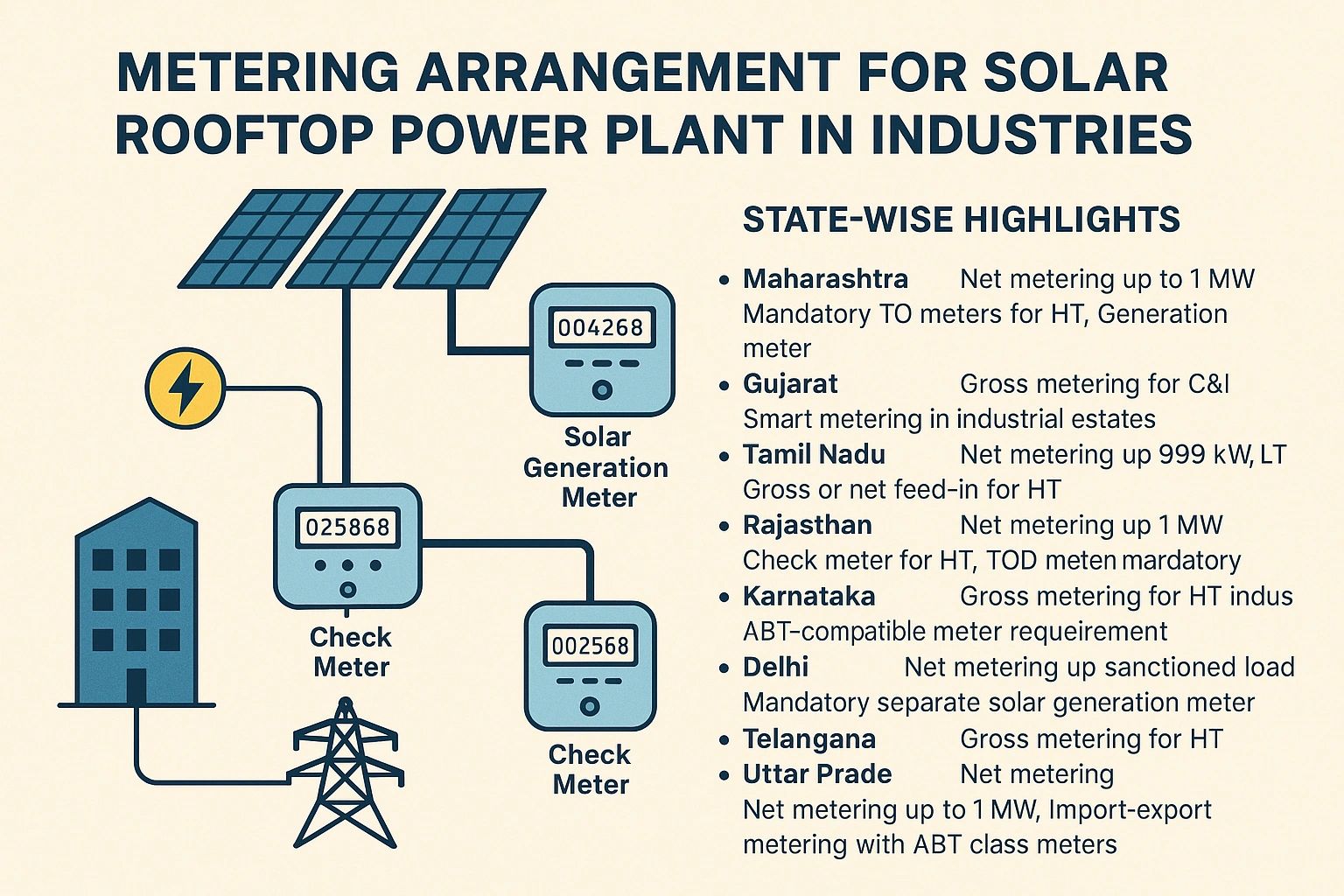 Understanding Metering Arrangements for Solar Rooftop Power