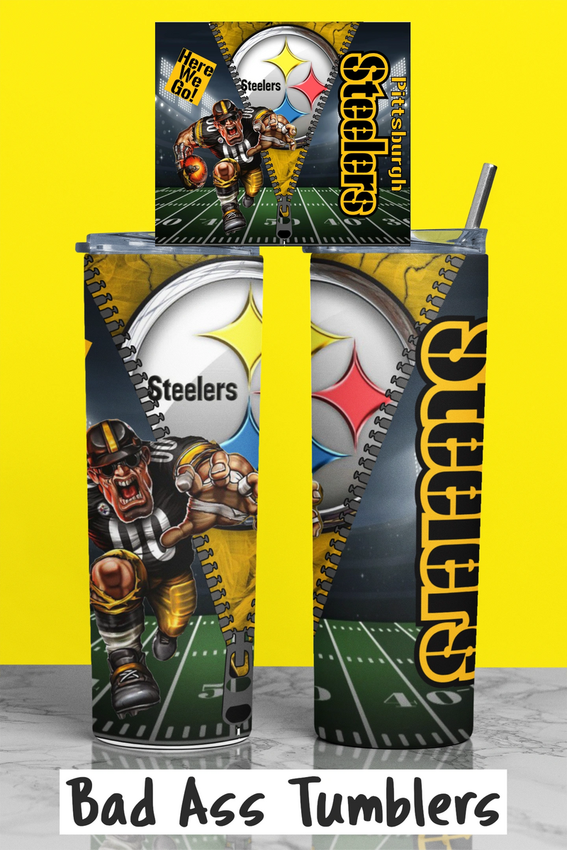 Tumbler Wrap For Pittsburgh Steelers