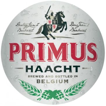 Logo of Primus Haacht beer from Belgium.