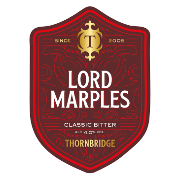 Lord Marples beer label from Thornbridge.
