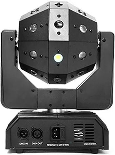 Black multi-lens 360-degree camera mounted on a base with power and data ports.