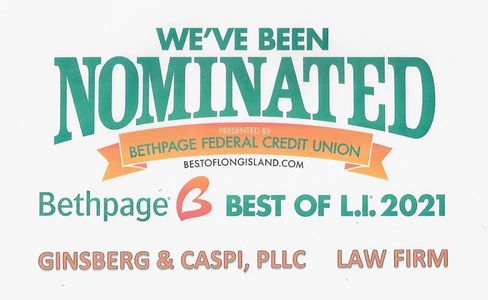 Best law firm on Long Island nominated 2021