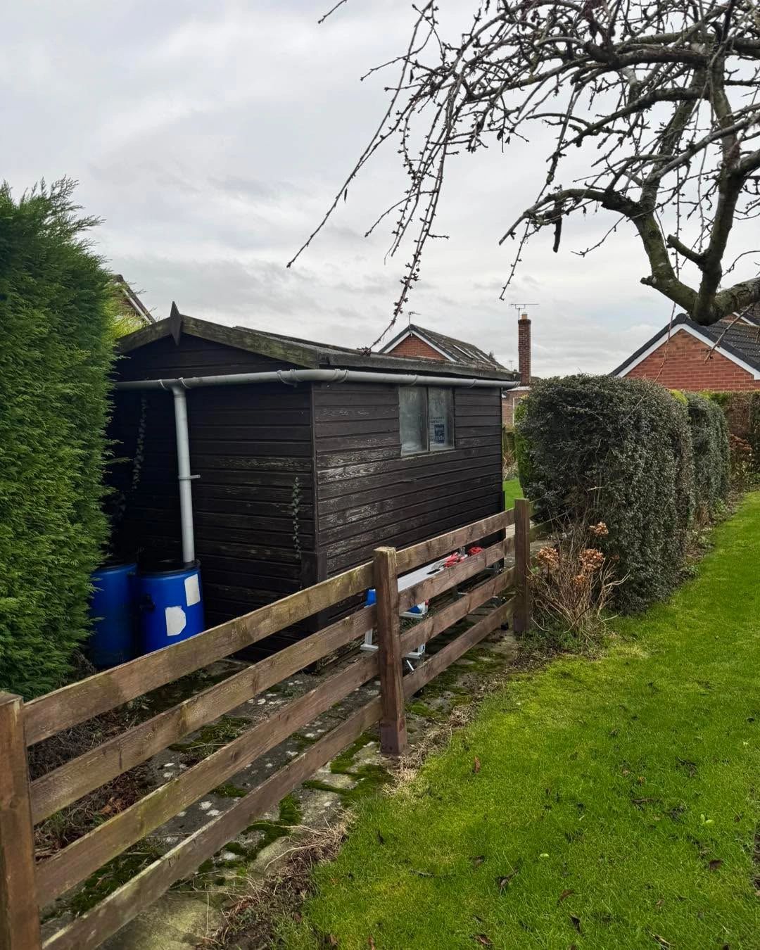 New roof and painting this shed in Tadcaster