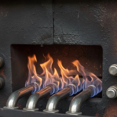 furnace burner box working properly 