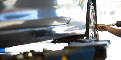 Care Tires being changed at Shawnigan Garage in Shawnigan Lake