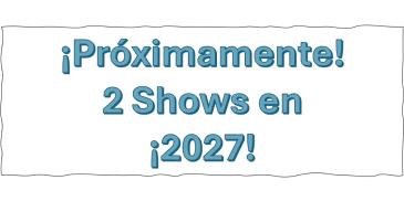 Anuncio de 2 shows para 2027.