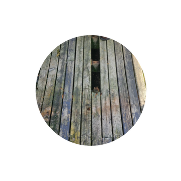 Broken hole in patio boards, repair boards, clean patio, fix fence, paint fence, paint patio, wash