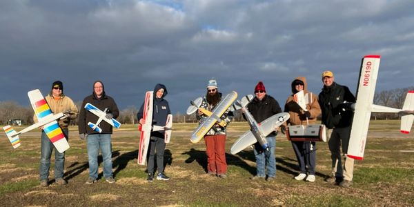 Our brave Aeropilots who braved the freezing temperature and looming storm for First Flight Jan 1st
