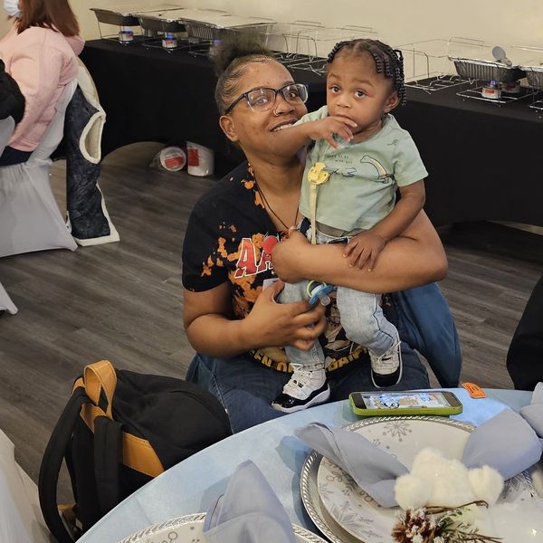 Dialo and his mother Janita Carrouthers.  