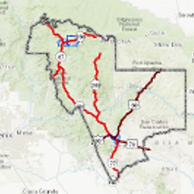 Gila County Parcel Map Plan Review - The Fire District Of Pine-Strawberry - Payson, Arizona