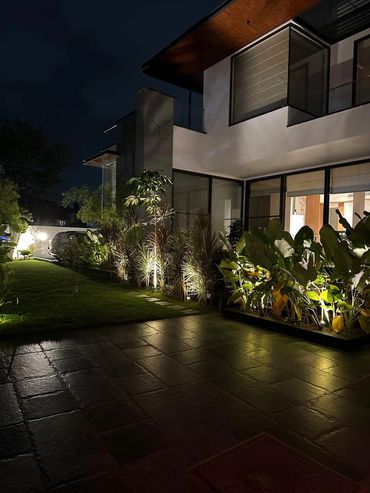 Landscape design modern architectural interior design