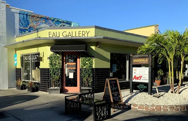 Our beautiful Gallery on Highland Ave in downtown Eau Gallie, part of Melbourne, Florida.