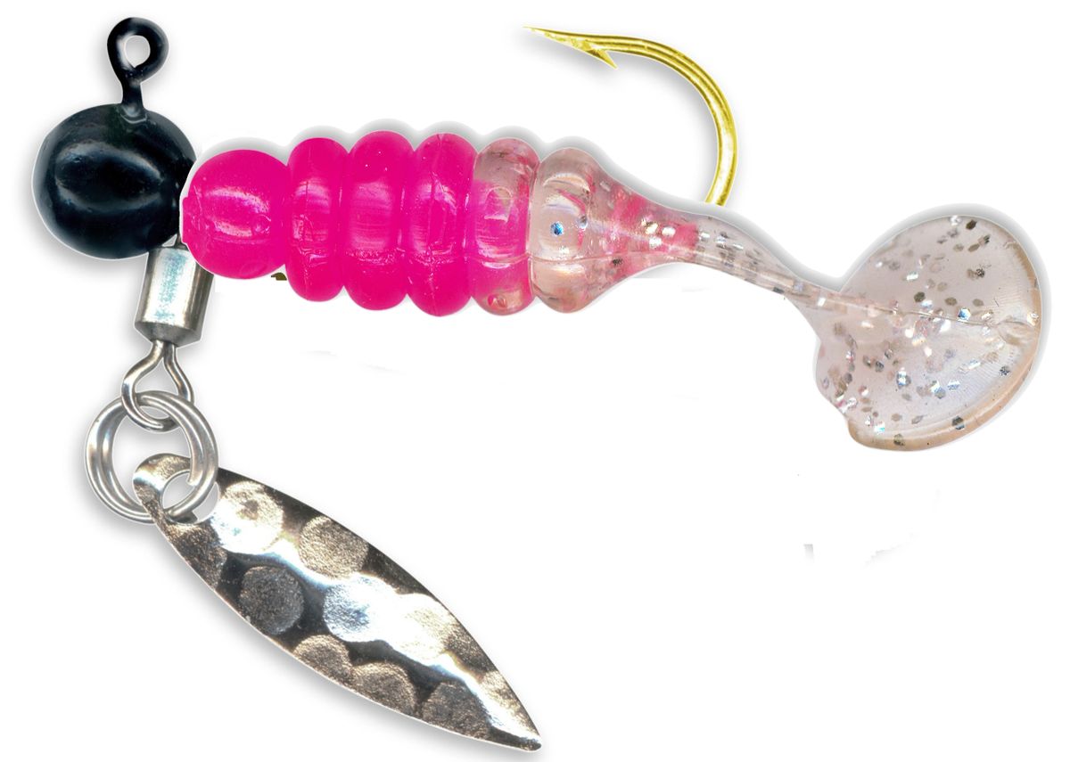 Charlie Bee Hot Pink/Silver Glitter Tail CBPF30-16