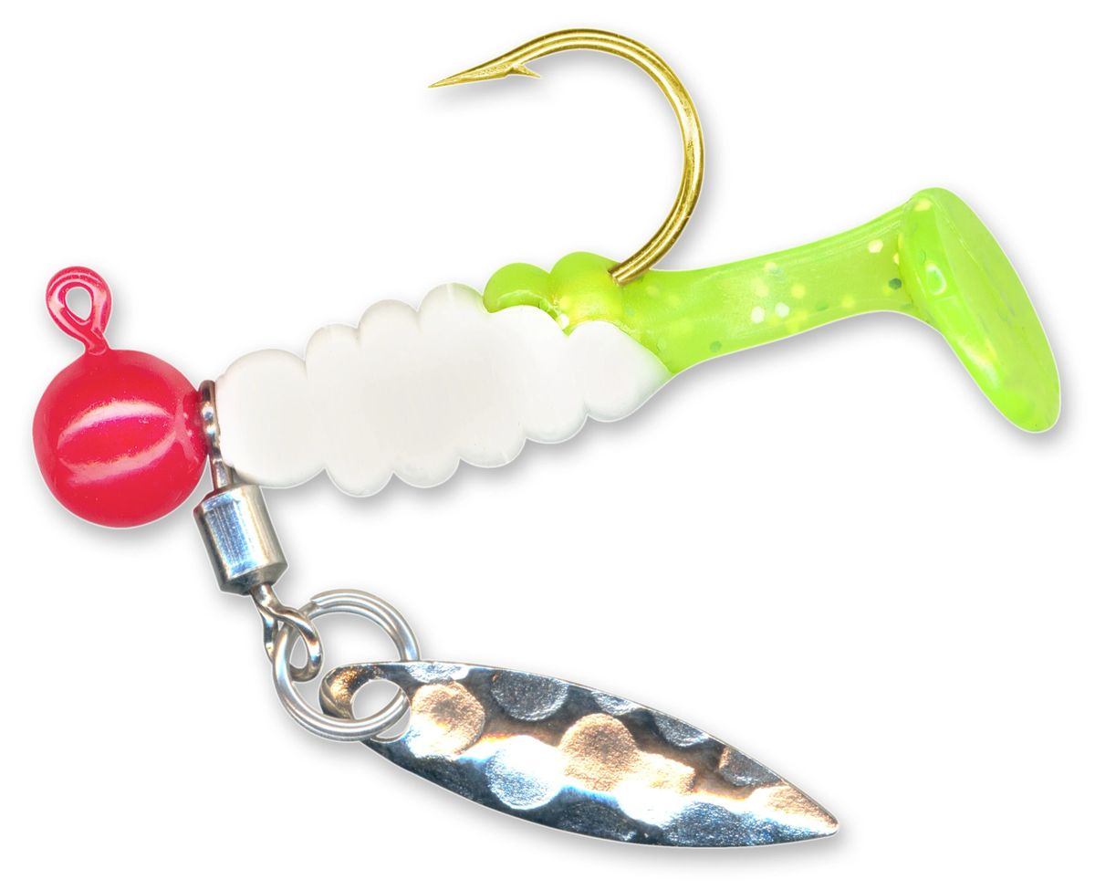 Charlie Bee White/Chartreuse Tail CBPF45-16