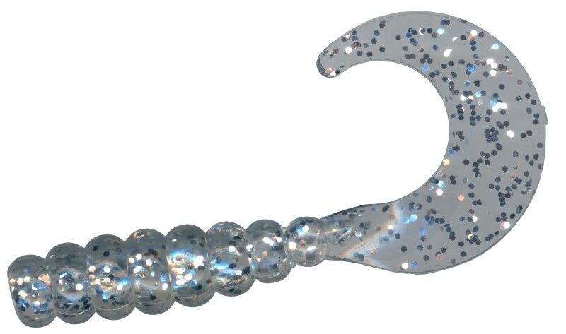 2" Crazy Tail Silver Sparkle CTG00-2
