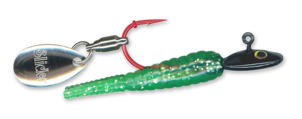 Pro Whirly Bee SPRING GREEN GLITTER WBGG8-PRS