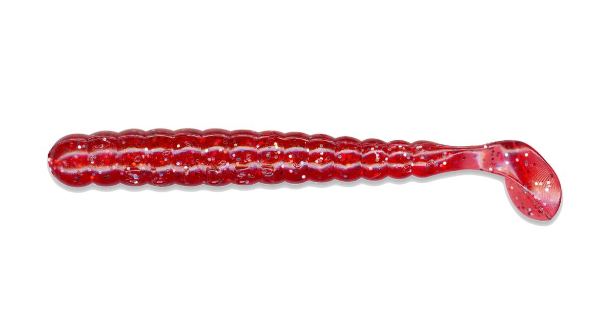 3" Grub Strawberry Glitter SBGG9