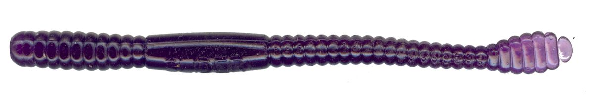 4" Slider Worm Grape SW12