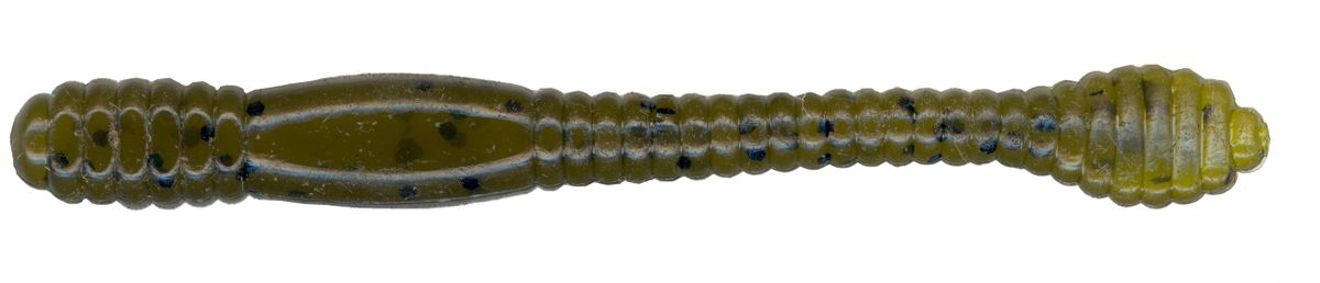3" Worm GREEN PUMPKIN SWG17-3