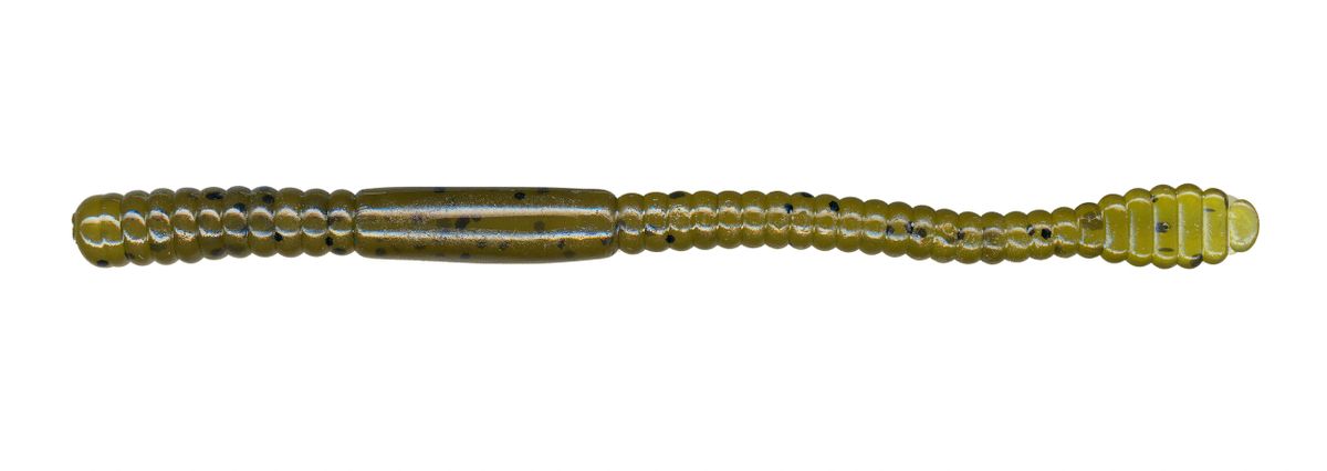 4" Slider Worm GREEN PUMPKIN SWG817